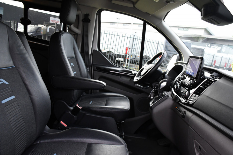 Ford Transit Custom 2.0 TDCI L1H1 Active DC Full Options! Adaptieve Cruise, Camera, Xenon, Carplay, Leder, Automaat, 170pk, Multimedia, Uniek!