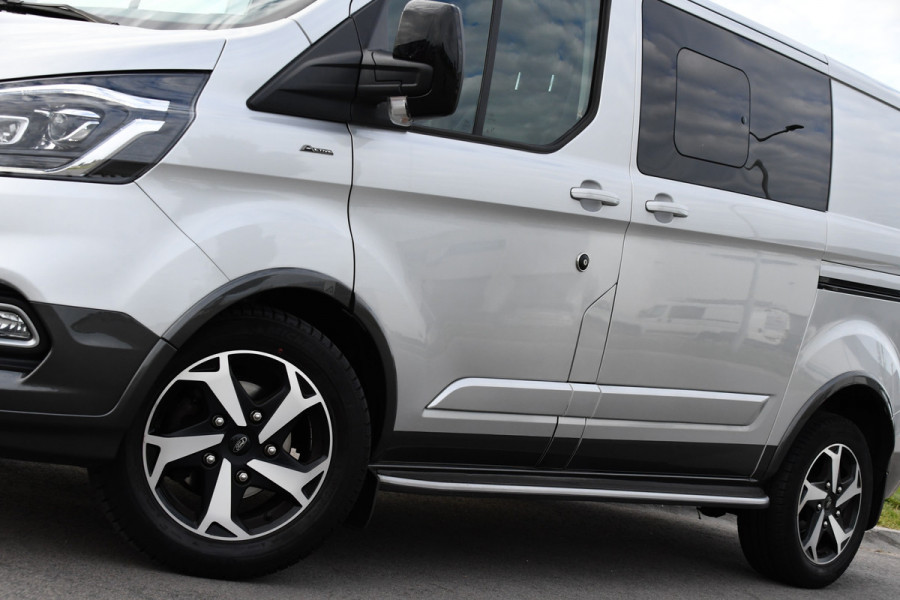 Ford Transit Custom 2.0 TDCI L1H1 Active DC Full Options! Adaptieve Cruise, Camera, Xenon, Carplay, Leder, Automaat, 170pk, Multimedia, Uniek!