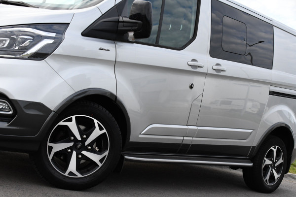 Ford Transit Custom 2.0 TDCI L1H1 Active DC Full Options! Adaptieve Cruise, Camera, Xenon, Carplay, Leder, Automaat, 170pk, Multimedia, Uniek!