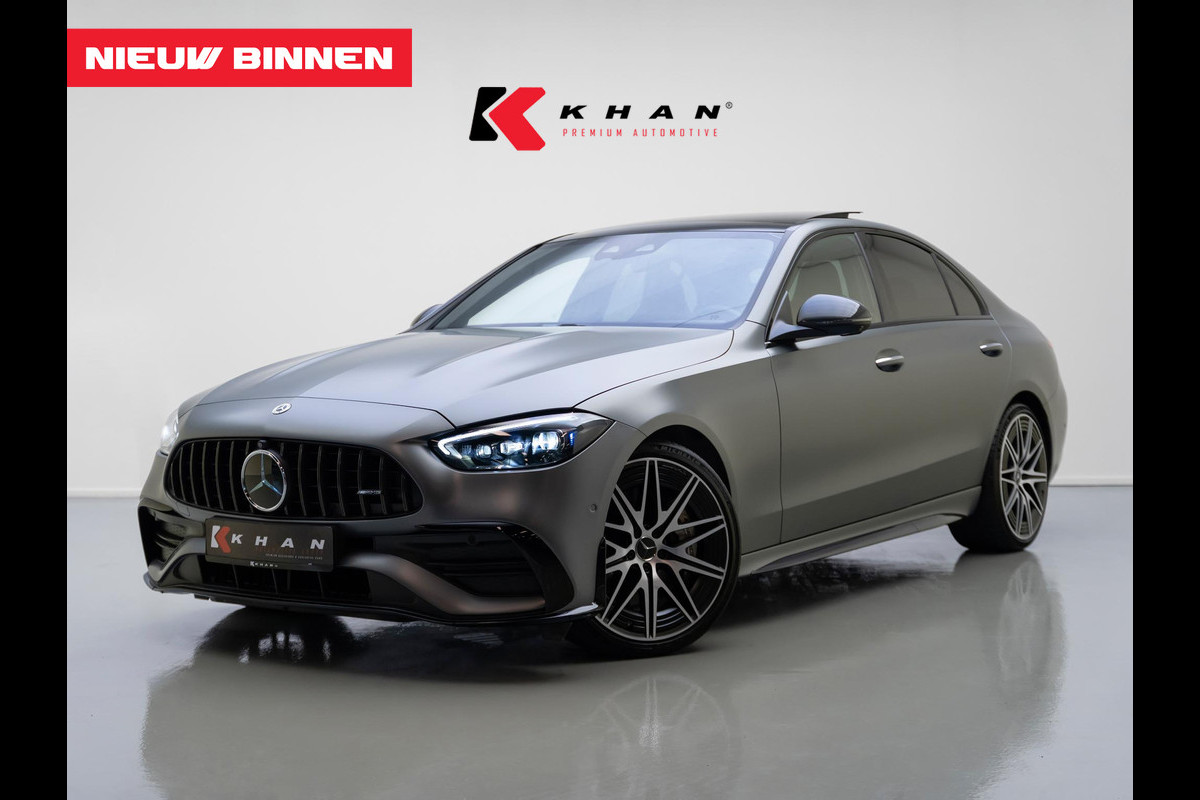 Mercedes-Benz C-Klasse AMG 43 4MATIC |Pano|Kuipstoelen|360 Camera|Burmester|Memory|