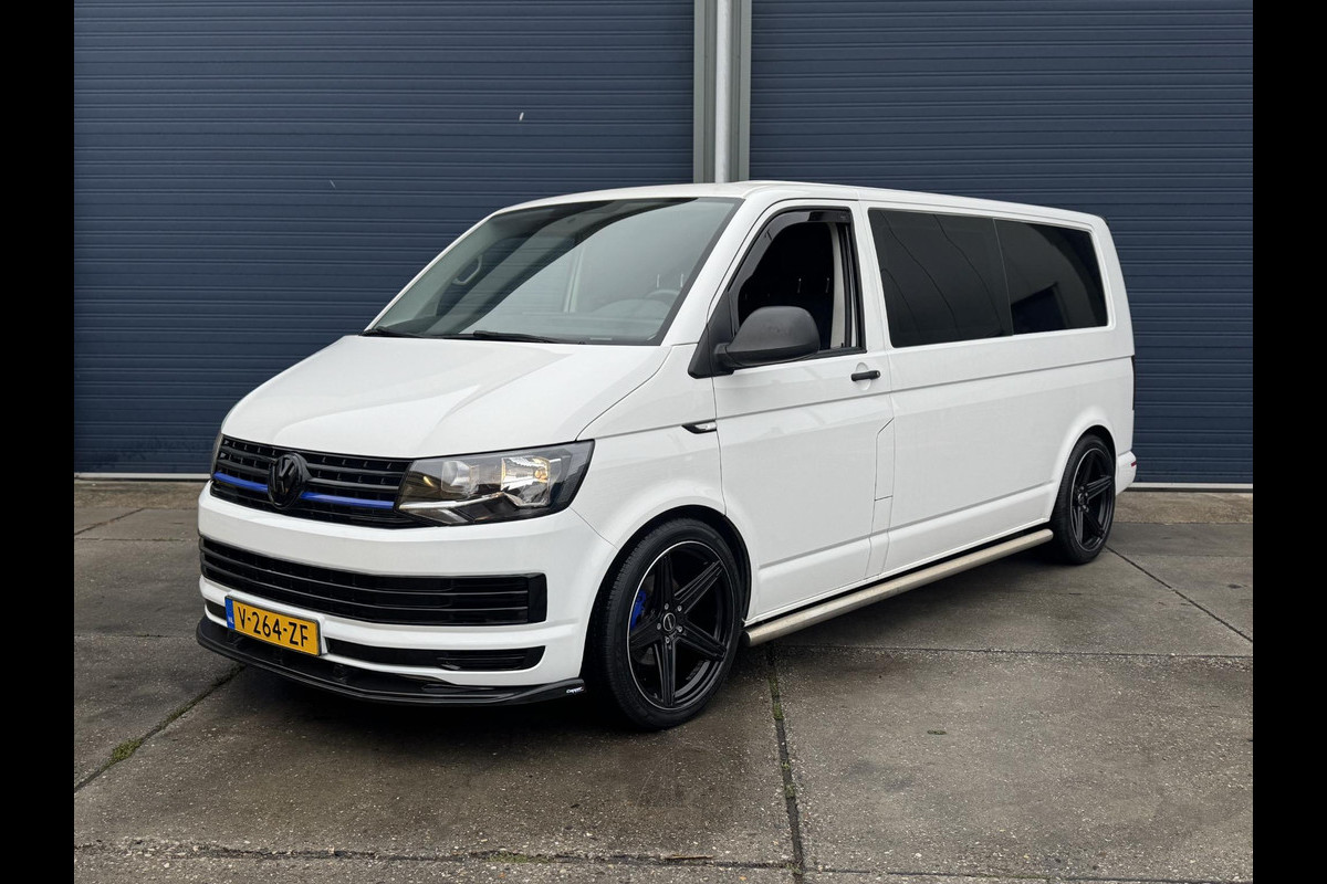 Volkswagen Transporter 2.0 TDI L2H1 Trendline DUBBEL CABINE / AIRCO / LEER / VERLAAGD / SPOILERS