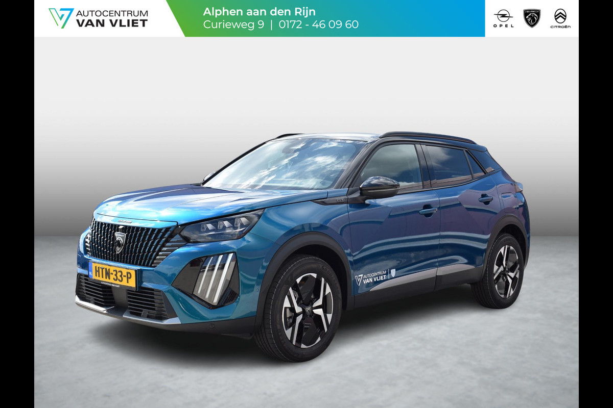 Peugeot 2008 1.2 Hybrid 136 GT | Stoelverwarming | Parkeersensoren + camera V + A | Navigatie | Massage stoelen