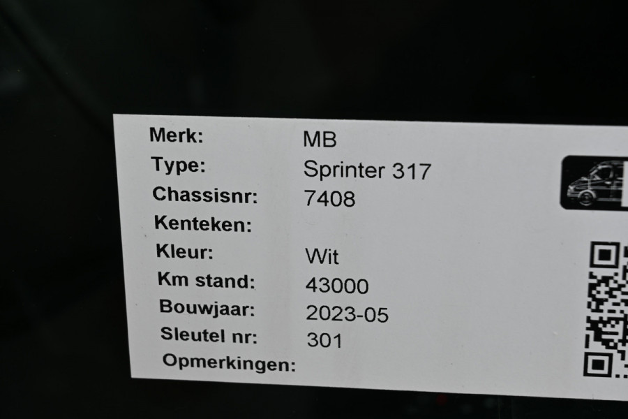 Mercedes-Benz Sprinter 317 CDI L2H2 3500kg trekhaak, MBUX met navigatie en parkeerpakket en camera