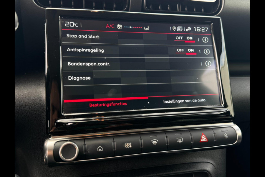 Citroën C3 Aircross 1.2 PureTech Max 4-SEIZOENENBAND / CAMERA / NAVIGATIE / HOGE INSTAP / BLUETOOTH / INKLAPB SPIEGELS / CARPLAY