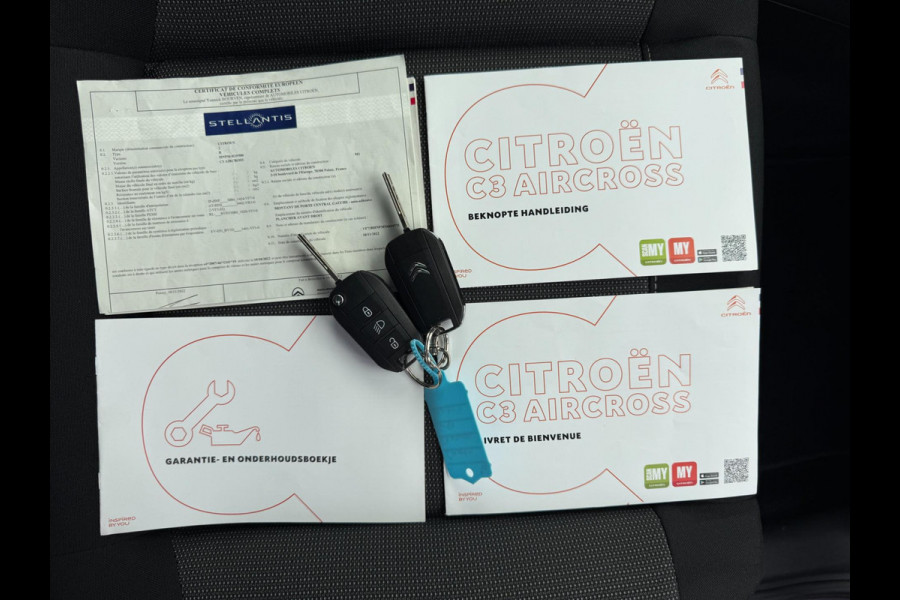 Citroën C3 Aircross 1.2 PureTech Max 4-SEIZOENENBAND / CAMERA / NAVIGATIE / HOGE INSTAP / BLUETOOTH / INKLAPB SPIEGELS / CARPLAY