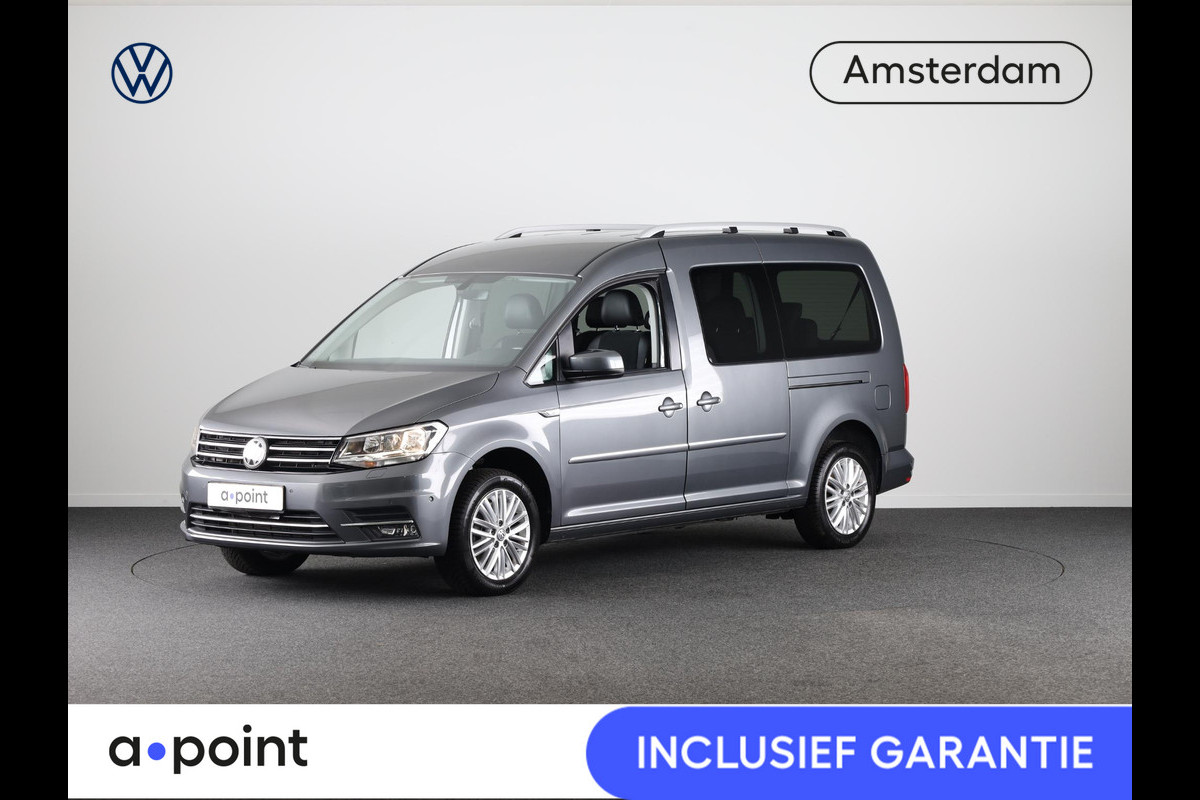 Volkswagen Caddy Maxi 1.4 TSI Trendline 125 pk Automaat (DSG) | Navigatie | Trekhaak | Parkeersensoren (Park assist) | Achteruitrijcamera | Stoelverwarming | Autom. airco |