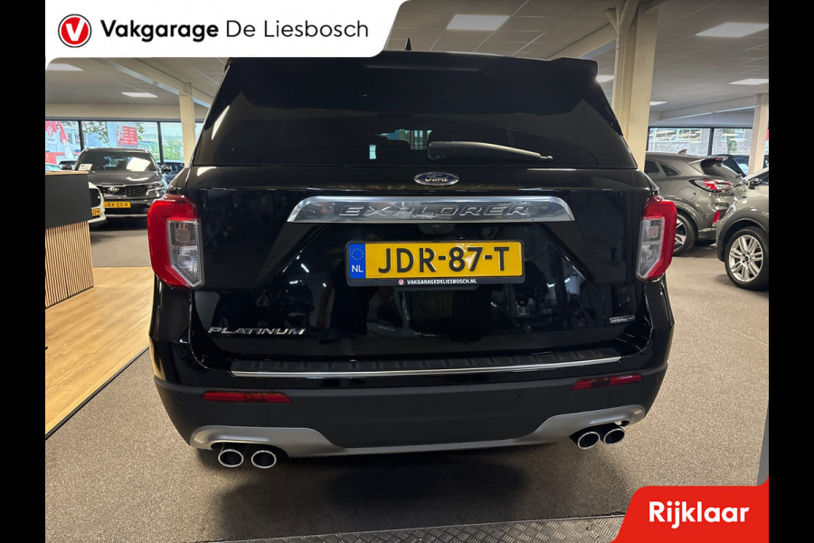 Ford Explorer 3.0 V6 EcoBoost PHEV Platinum 7 persoons / 360 camera/ stoel verwarming + koeling