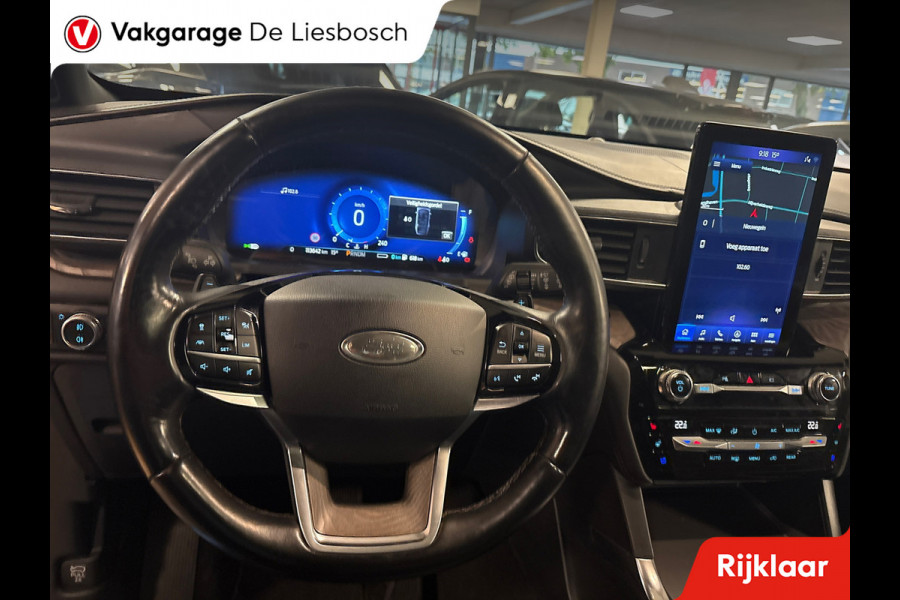 Ford Explorer 3.0 V6 EcoBoost PHEV Platinum 7 persoons / 360 camera/ stoel verwarming + koeling