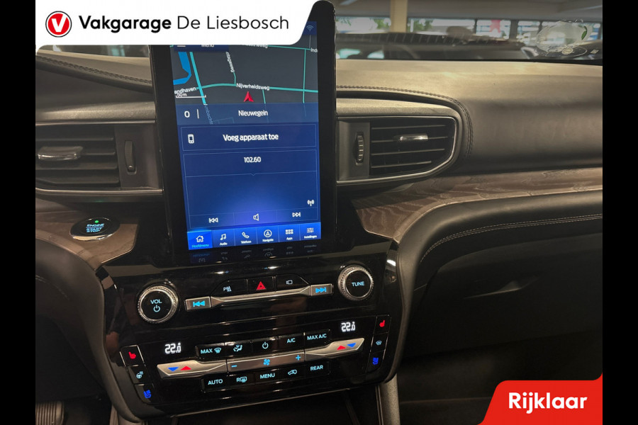 Ford Explorer 3.0 V6 EcoBoost PHEV Platinum 7 persoons / 360 camera/ stoel verwarming + koeling