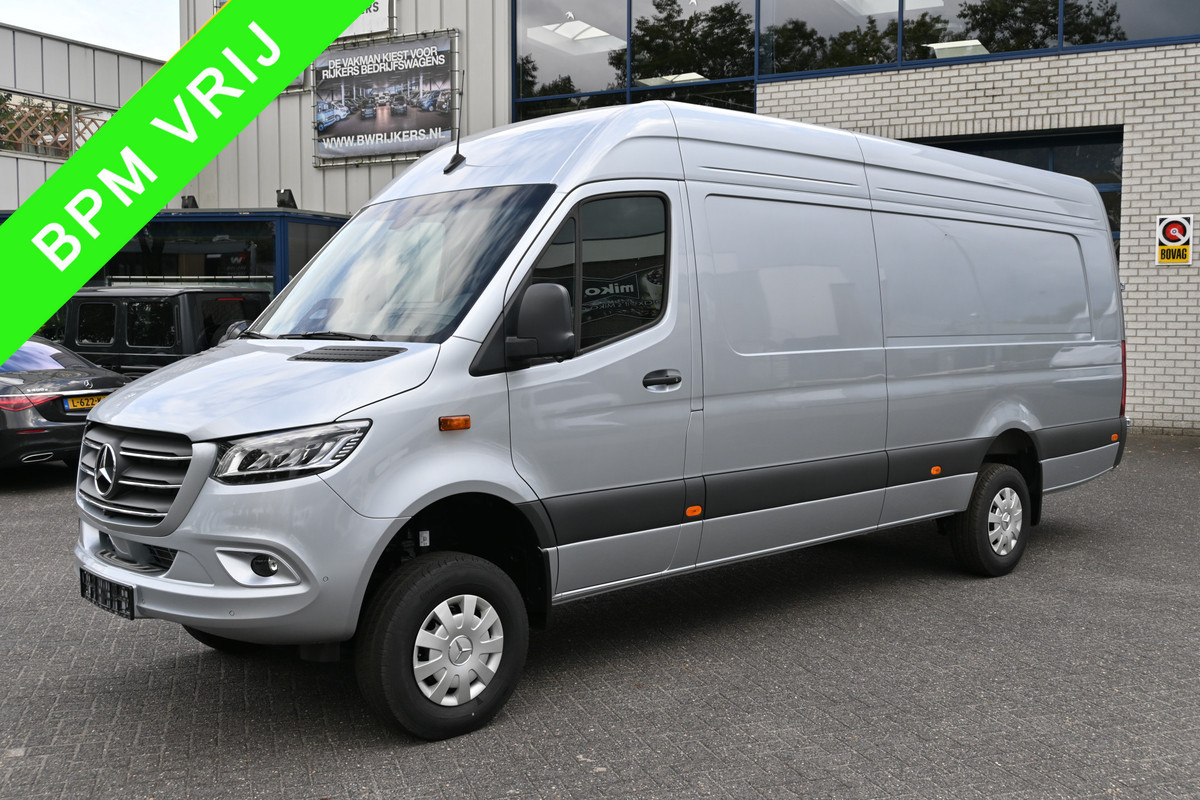 Mercedes-Benz Sprinter 319 CDI 4x4 L4H2 Select MAXI Distronic, Geveerde stoel, LED, 360 Camera Mercedes-Benz Sprinter 319 CDI 4x4 L4H2 Select MAXI Distronic, Geveerde stoel, LED, 360 Camera