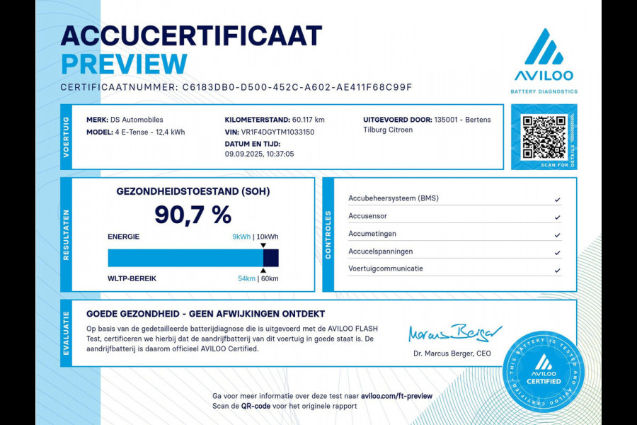 DS DS 4 E-Tense 225 Perform.Line+ | El. achterklep| Stoelverwarming | Prijs is rijklaar