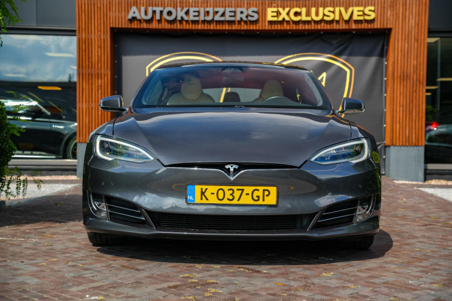 Tesla Model S Long Range Pano Navi Parkeersensoren 19"L.M. Stuurverw.