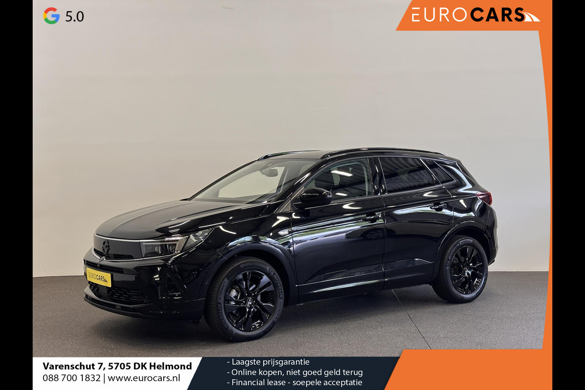Opel Grandland 1.2 Turbo GS Line Aut. Blackstyle Adaptive Cruise Control Stoel/stuurverwarming Full LED Climate Control Navi Full LED PDC VA + Camera Carplay Comfortstoelen