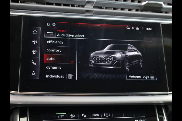 Audi Q8 55 TFSI e quattro Pro Line S 394pk | Panoramadak | B&O | Vierwielbesturing | Ass.Plus.Remote | Sportstoel Plus | 23'' inch Zwart | Trekhaak |