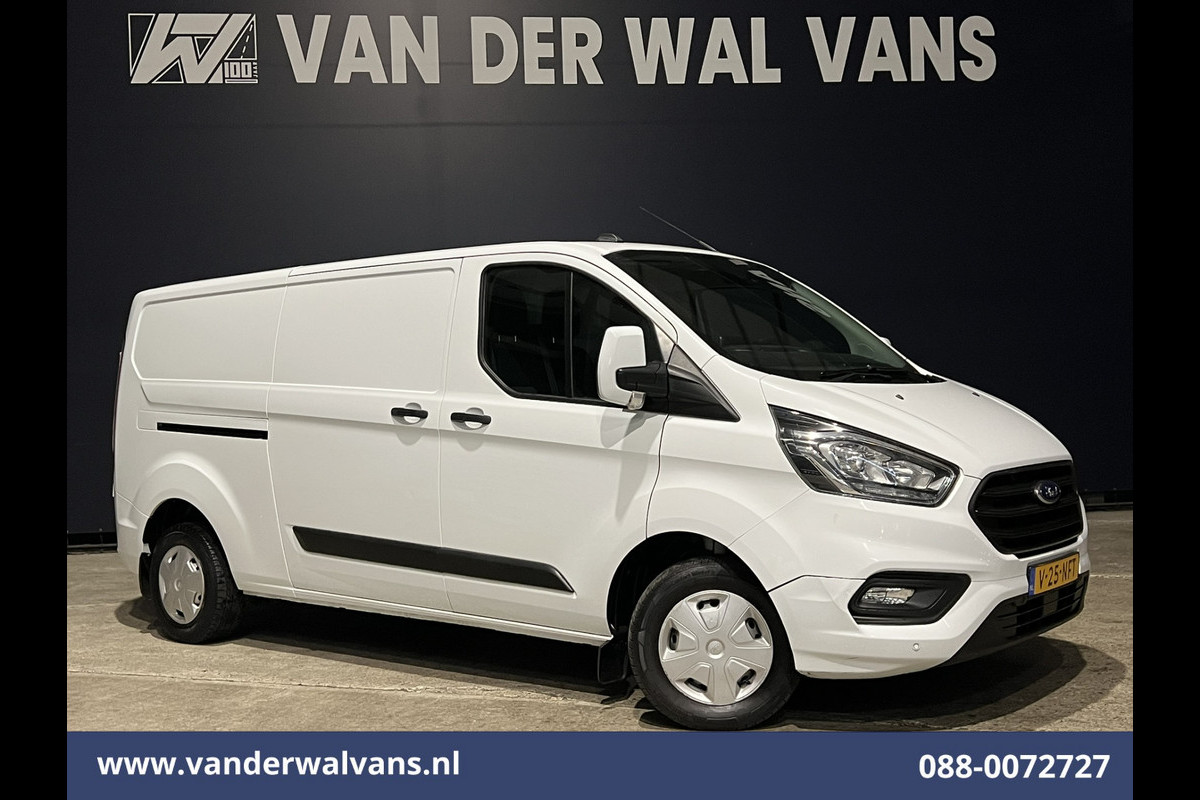 Ford Transit Custom 2.0 TDCI L2H1 Euro6 Airco | Camera | Navigatie | LED | Android Auto | Cruisecontrol | Stoelverwarming 2800kg trekvermogen, Verwarmde voorruit, Parkeersensoren, Bijrijdersbank