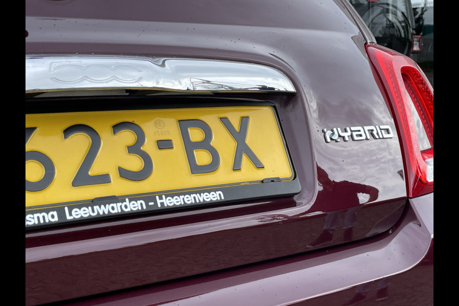 Fiat 500 1.0 Hybrid Lounge | Apple/Android carplay| Cruise Control | Regen en lichtsensor Fiat 500 1.0 Hybrid Lounge | Apple/Android carplay| Cruise Control | Regen en lichtsensor