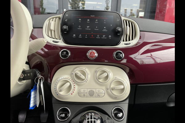 Fiat 500 1.0 Hybrid Lounge | Apple/Android carplay| Cruise Control | Regen en lichtsensor Fiat 500 1.0 Hybrid Lounge | Apple/Android carplay| Cruise Control | Regen en lichtsensor