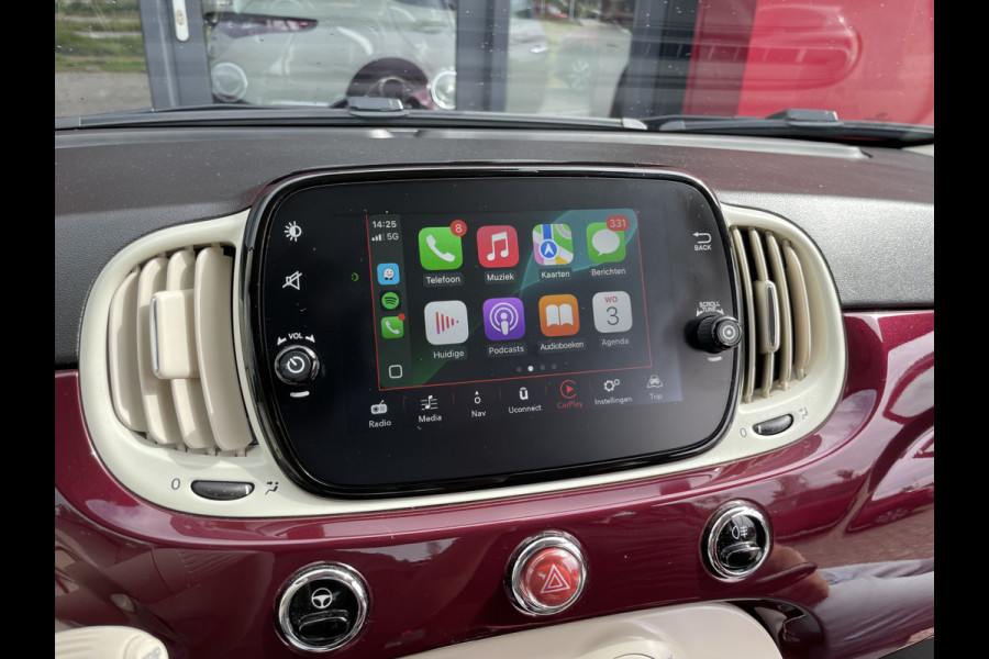 Fiat 500 1.0 Hybrid Lounge | Apple/Android carplay| Cruise Control | Regen en lichtsensor Fiat 500 1.0 Hybrid Lounge | Apple/Android carplay| Cruise Control | Regen en lichtsensor