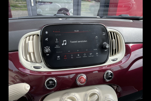 Fiat 500 1.0 Hybrid Lounge | Apple/Android carplay| Cruise Control | Regen en lichtsensor Fiat 500 1.0 Hybrid Lounge | Apple/Android carplay| Cruise Control | Regen en lichtsensor
