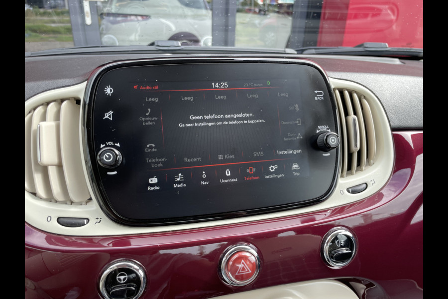 Fiat 500 1.0 Hybrid Lounge | Apple/Android carplay| Cruise Control | Regen en lichtsensor Fiat 500 1.0 Hybrid Lounge | Apple/Android carplay| Cruise Control | Regen en lichtsensor
