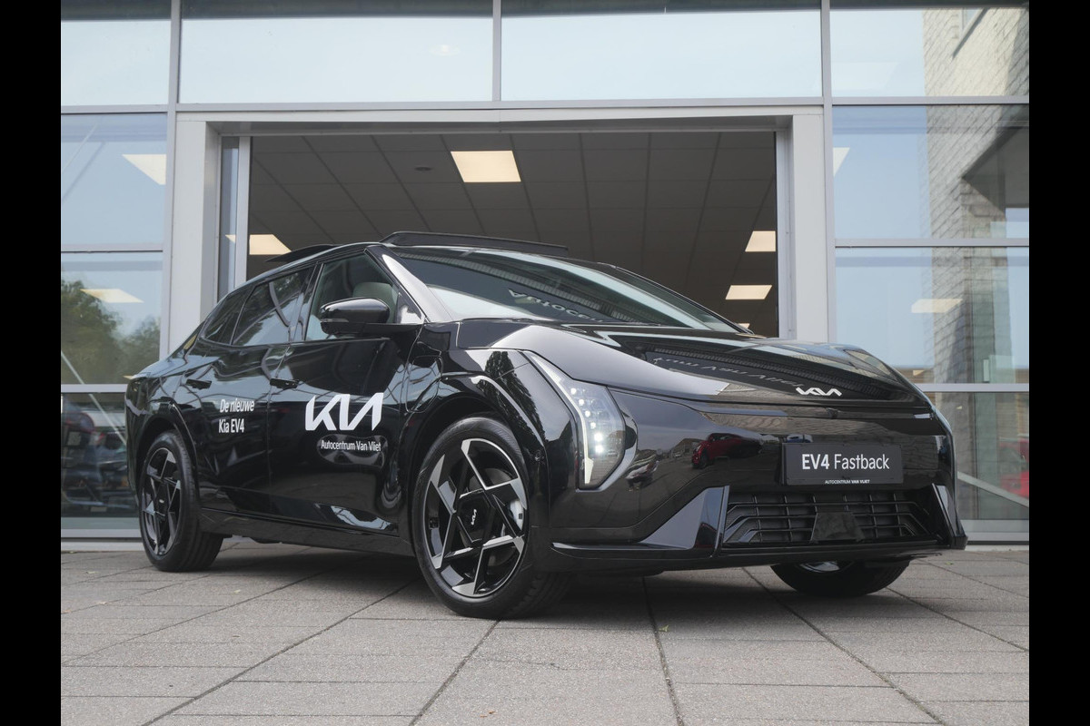 Kia EV4 Fastback GT-PlusLine 81.4 kWh | Cruise | Clima | Navi | stoelverwarming-ventilatie | Schuif-kanteldak | 360° camera | Kia EV4 Fastback GT-PlusLine 81.4 kWh | Cruise | Clima | Navi | stoelverwarming-ventilatie | Schuif-kanteldak | 360° camera |
