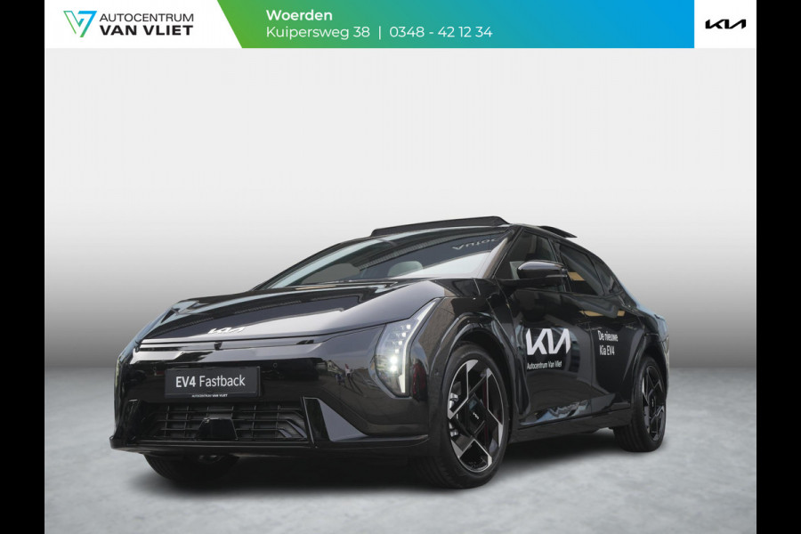 Kia EV4 Fastback GT-PlusLine 81.4 kWh | Cruise | Clima | Navi | stoelverwarming-ventilatie | Schuif-kanteldak | 360° camera |