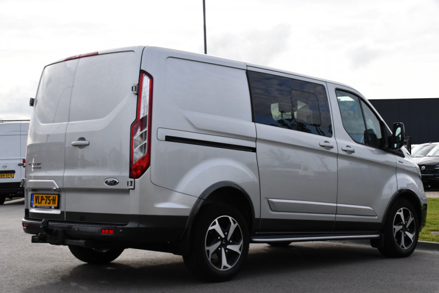 Ford Transit Custom 2.0 TDCI L1H1 Active DC Full Options! Adaptieve Cruise, Camera, Xenon, Carplay, Leder, Automaat, 170pk, Multimedia, Uniek!