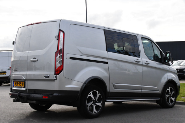 Ford Transit Custom 2.0 TDCI L1H1 Active DC Full Options! Adaptieve Cruise, Camera, Xenon, Carplay, Leder, Automaat, 170pk, Multimedia, Uniek!