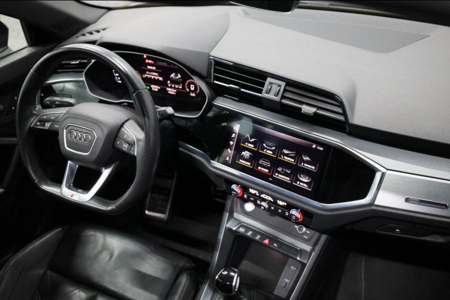 Audi Q3 35 TFSI S Edition 3x S-line LED/VIRTUAL/SFEER/PANO/LEDER/20"LMV/PDC/LINE/ACC/ECC/12 MND GARANTIE!