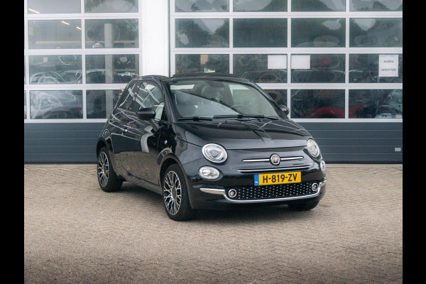 Fiat 500C Hybrid Star | Navi | Cruise | Airco | 16" | PDC | Apple Carplay | Kap Beige