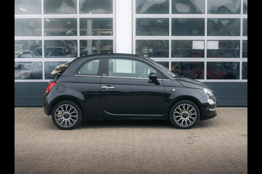 Fiat 500C Hybrid Star | Navi | Cruise | Airco | 16" | PDC | Apple Carplay | Kap Beige