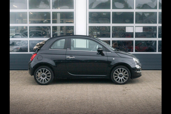 Fiat 500C Hybrid Star | Navi | Cruise | Airco | 16" | PDC | Apple Carplay | Kap Beige