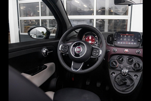 Fiat 500C Hybrid Star | Navi | Cruise | Airco | 16" | PDC | Apple Carplay | Kap Beige