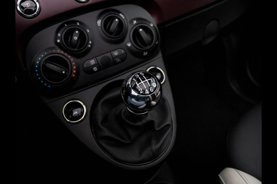 Fiat 500C Hybrid Star | Navi | Cruise | Airco | 16" | PDC | Apple Carplay | Kap Beige