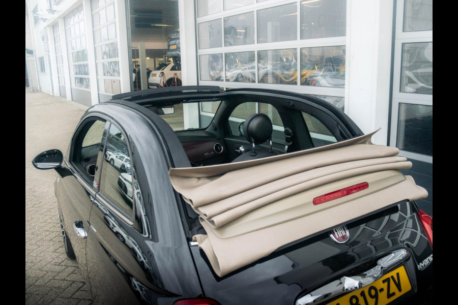 Fiat 500C Hybrid Star | Navi | Cruise | Airco | 16" | PDC | Apple Carplay | Kap Beige