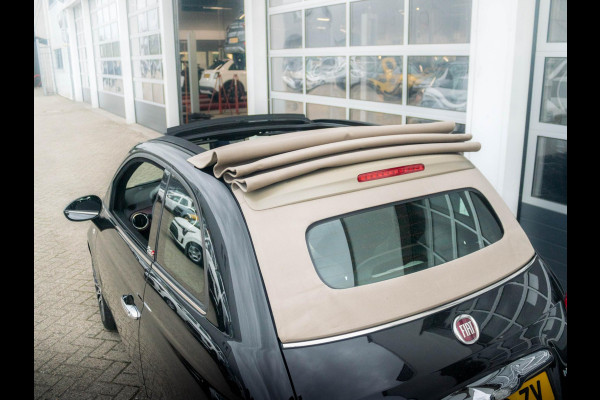 Fiat 500C Hybrid Star | Navi | Cruise | Airco | 16" | PDC | Apple Carplay | Kap Beige