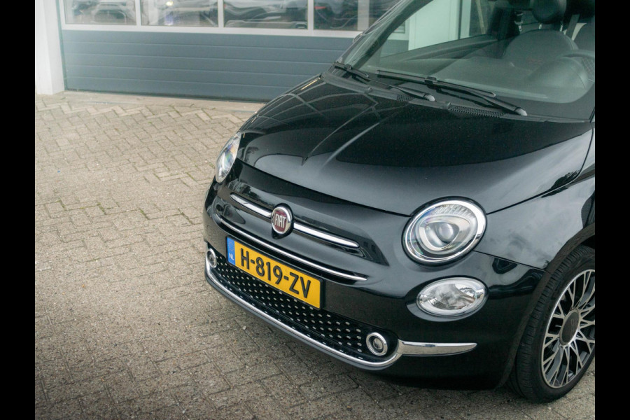 Fiat 500C Hybrid Star | Navi | Cruise | Airco | 16" | PDC | Apple Carplay | Kap Beige