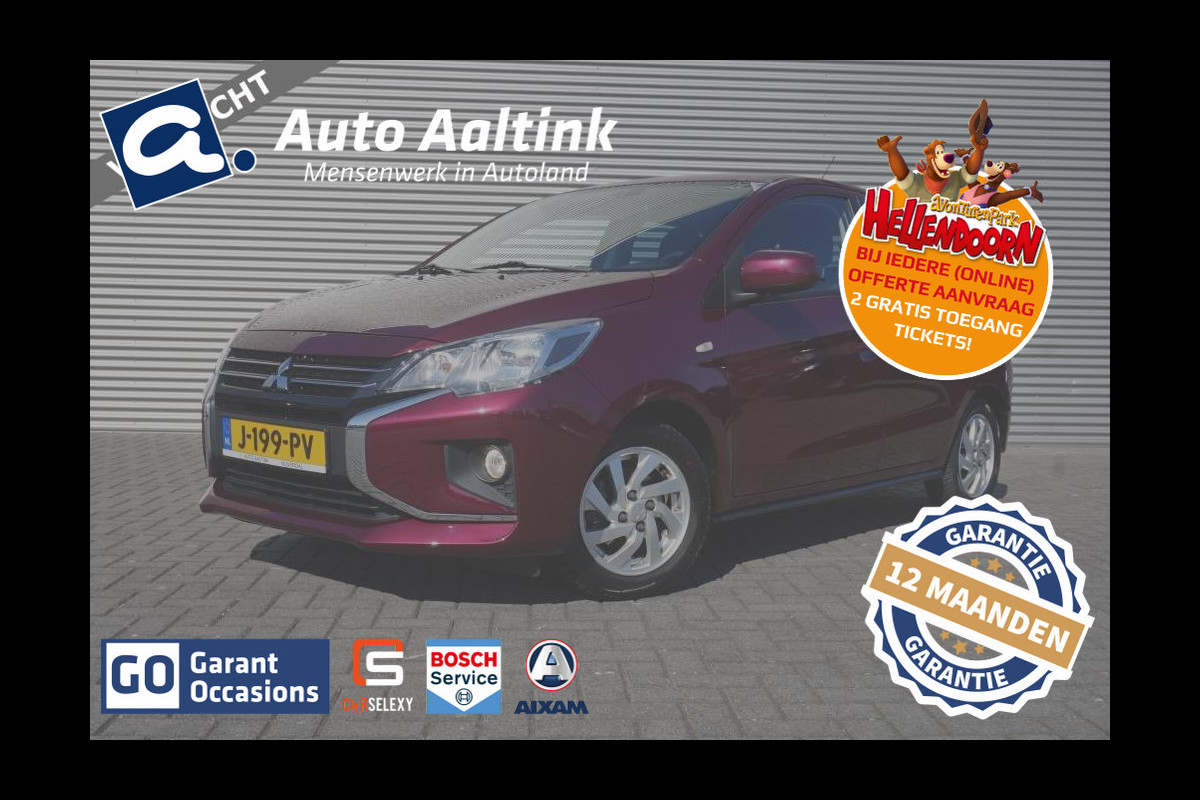 Mitsubishi Space Star 80PK Active AUTOMAAT AFN.HAAK | 4S BAND | CRUISE | CARPLAY! VERKOCHT
