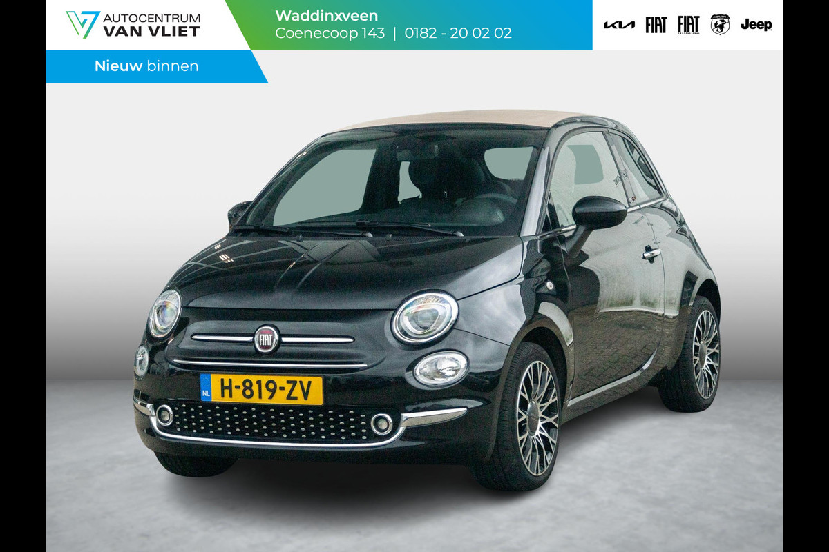Fiat 500C Hybrid Star | Navi | Cruise | Airco | 16" | PDC | Apple Carplay | Kap Beige Fiat 500C Hybrid Star | Navi | Cruise | Airco | 16" | PDC | Apple Carplay | Kap Beige