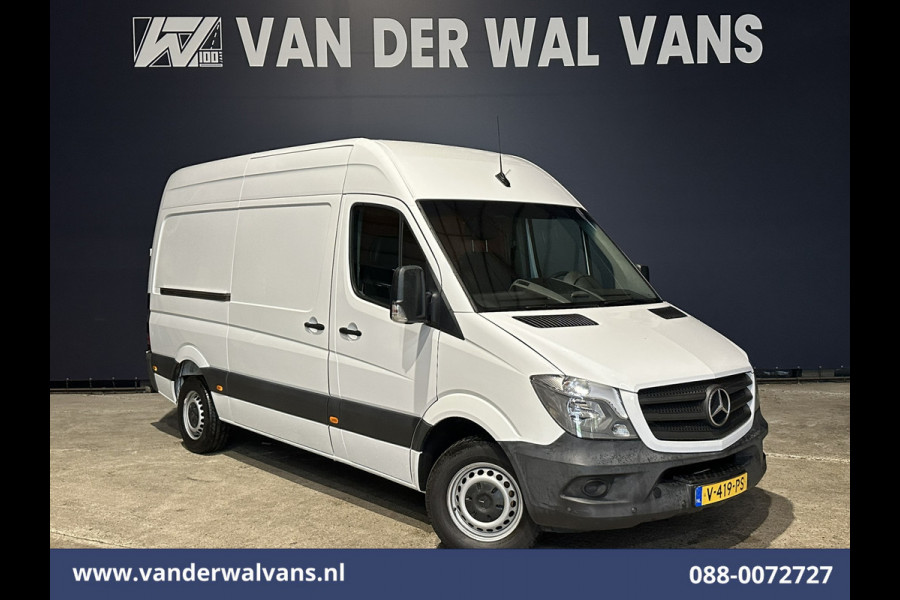 Mercedes-Benz Sprinter 316 CDI 164pk L2H2 Euro6 Airco | 2800kg Trekhaak | Cruisecontrol Parkeersensoren, Chauffeursstoel
