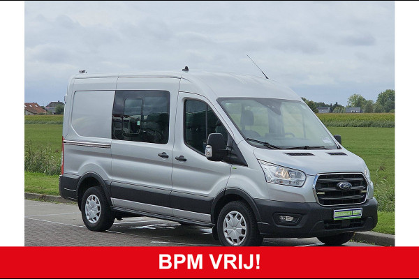 Ford Transit 350 2.0 TDCI L2H2 DC Trend ac automaat DC EURO6 org NL carplay