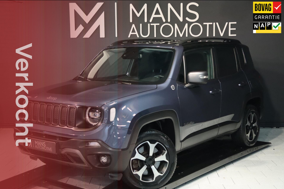 Jeep Renegade 4xe 240 PHEV Trailhawk / KEYLESS / DODEHOEK / CAMERA / STOEL+STUURVERW Jeep Renegade 4xe 240 PHEV Trailhawk / KEYLESS / DODEHOEK / CAMERA / STOEL+STUURVERW
