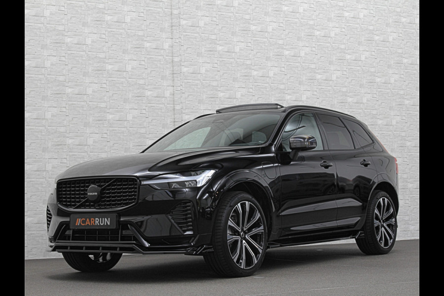 Volvo XC60 T8 AWD Ultimate Dark 455PK | Panorama | R-Design | Pilot-Assist | ACC | Harman-Kardon | Memory | Trekhaak | Sportstoelen | Leder | 21 Inch | Stuur/Stoel/Voorruit-Verwarming | Keyless-Entry | Standkachel | ISO-Glas | Black-Optic | Zwarte Hemel | Draadloos Laden | Carplay | BOVAG Garantie |
