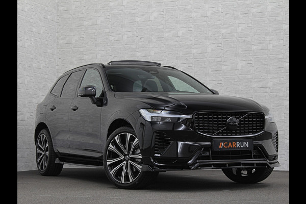 Volvo XC60 T8 AWD Ultimate Dark 455PK | Panorama | R-Design | Pilot-Assist | ACC | Harman-Kardon | Memory | Trekhaak | Sportstoelen | Leder | 21 Inch | Stuur/Stoel/Voorruit-Verwarming | Keyless-Entry | Standkachel | ISO-Glas | Black-Optic | Zwarte Hemel | Draadloos Laden | Carplay | BOVAG Garantie |