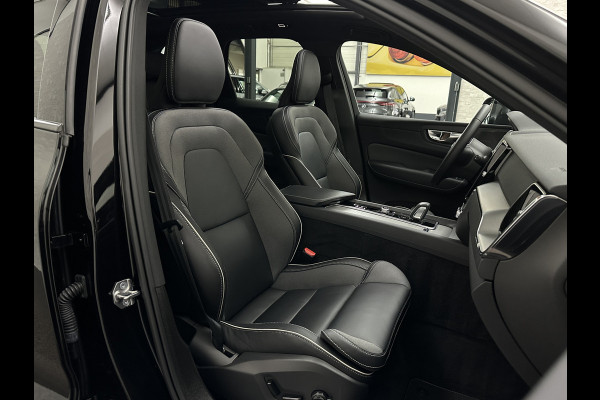 Volvo XC60 T8 AWD Ultimate Dark 455PK | Panorama | R-Design | Pilot-Assist | ACC | Harman-Kardon | Memory | Trekhaak | Sportstoelen | Leder | 21 Inch | Stuur/Stoel/Voorruit-Verwarming | Keyless-Entry | Standkachel | ISO-Glas | Black-Optic | Zwarte Hemel | Draadloos Laden | Carplay | BOVAG Garantie |