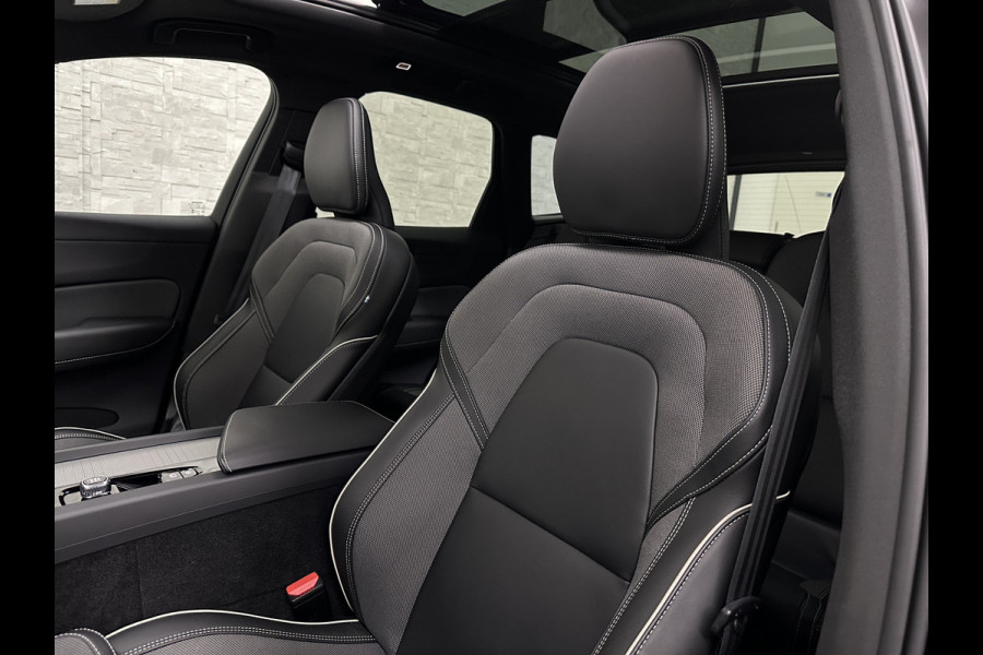 Volvo XC60 T8 AWD Ultimate Dark 455PK | Panorama | R-Design | Pilot-Assist | ACC | Harman-Kardon | Memory | Trekhaak | Sportstoelen | Leder | 21 Inch | Stuur/Stoel/Voorruit-Verwarming | Keyless-Entry | Standkachel | ISO-Glas | Black-Optic | Zwarte Hemel | Draadloos Laden | Carplay | BOVAG Garantie |