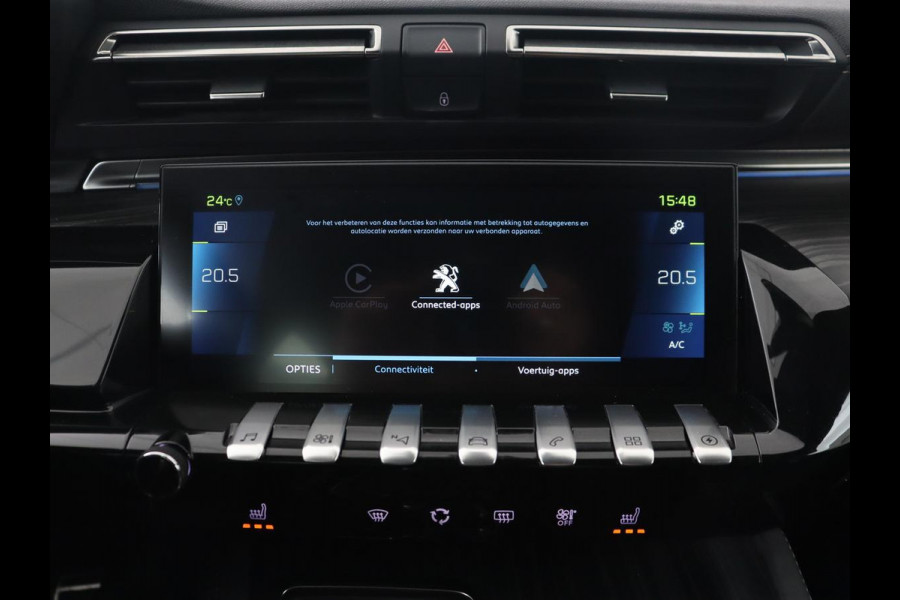 Peugeot 508 1.6 HYbrid 225 GT | Navigatie | Stoelverwarming | Apple Carplay | LED | Leder | Memory | 360 Camera | PHEV