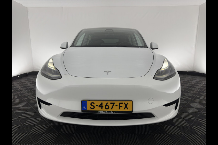 Tesla Model Y RWD 58 kWh [ 3-Fase ] {SOH-93%} (INCL-BTW) Aut. *PANO | AUTO-PILOT | LUXURY-LEATHER | TOP-VIEW | NAVI-FULLMAP | MATRIX-LED | DIGI-COCKPIT | KEYLESS | CAMERA | DAB+ | HEATED-COMFORTSEATS | PRIVACY-GLASS*