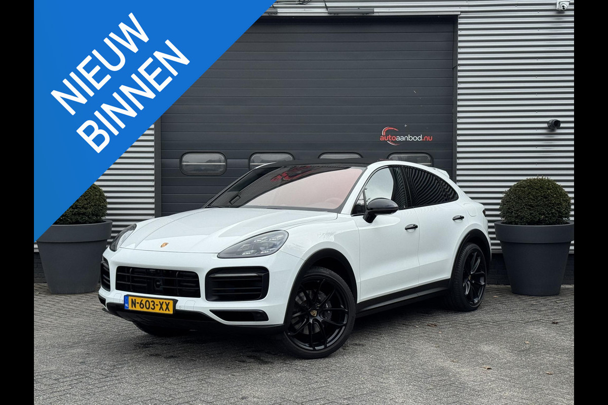 Porsche Cayenne Coupé 3.0 E-Hybrid Sport Chrono | 360* Camera | 22 Inch Lichtmetalen Velgen | Carbon | Elektrische Achterklep |