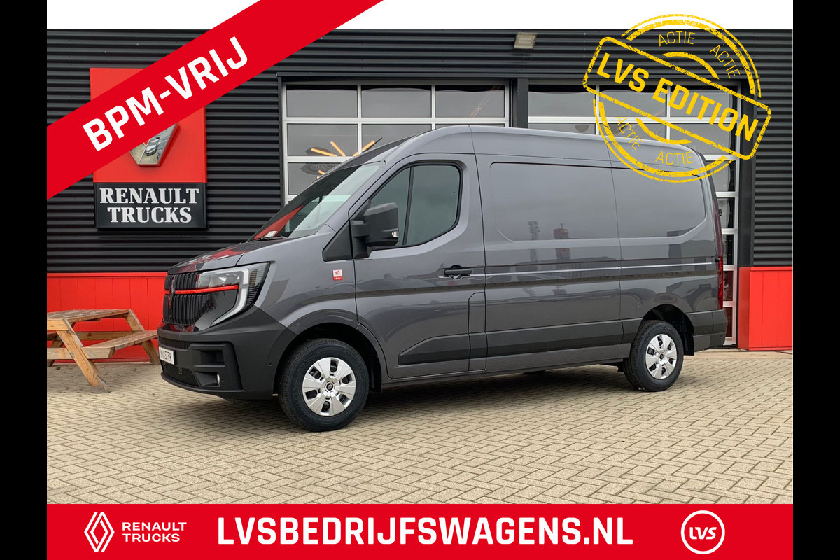 Renault Master T35 2.0 dCi 150 PK L2H2 Multimedia met Google services, Camera, Trekhaak, Apple carplay, Verwarmde voorruit.